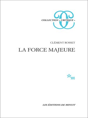 cover image of La Force majeure